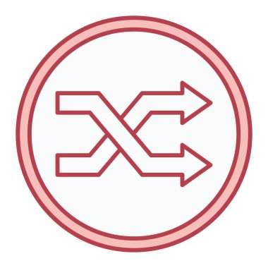 Modern b 'nin vektör illüstrasyonunda okun eksik simgesi