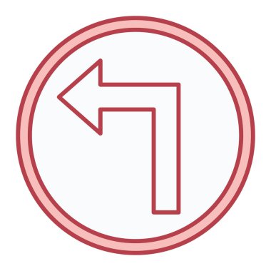 Projeniz için sol ok simgesini döndürün