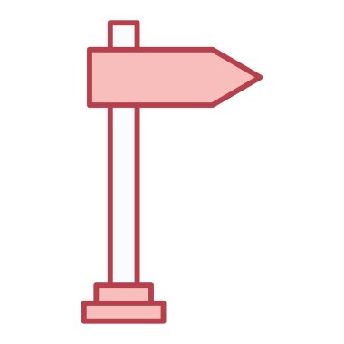 işaret posta simgesi vektör illüstrasyonu