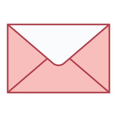 zarf e- posta simgesi vektör illüstrasyon grafik tasarımı