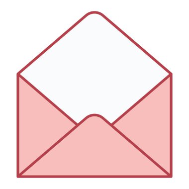 zarf e- posta simgesi vektör illüstrasyon grafik tasarımı