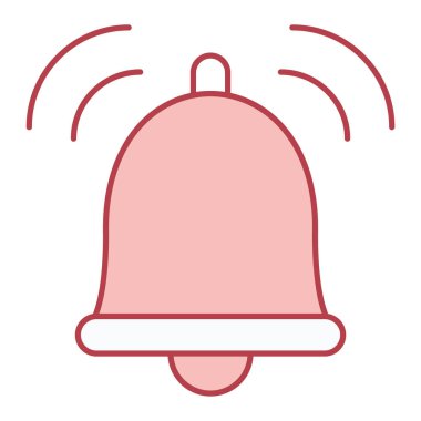 Zil. Web simgesi vektör illüstrasyonu