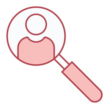 Arama simgesi vektör illüstrasyonu