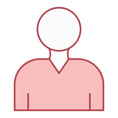 Adam avatar ikonu. kişi profili ve insan teması. Yalnız tasarım. vektör illüstrasyonu