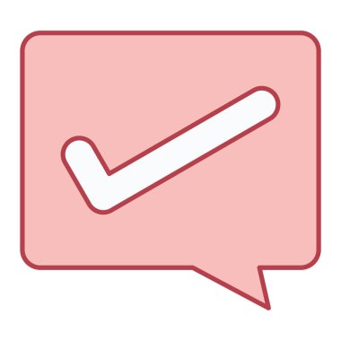 konuşma balonu simgesi, vektör illüstrasyonu