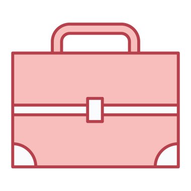 evrak çantası ikonu vektör illüstrasyonu