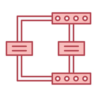 seo modern simgesinin vektör illüstrasyonu