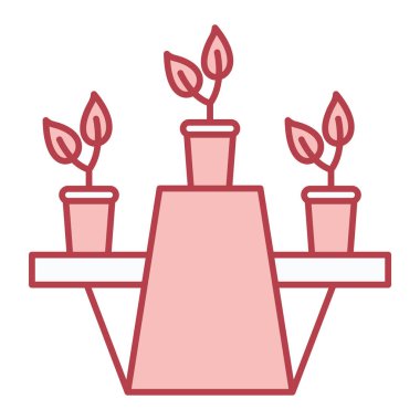 Bitkiler ve çiçekler vektör çizim grafik tasarımı