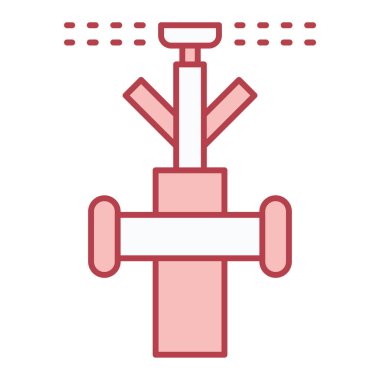 Bir bitki simgesinin vektör illüstrasyonu