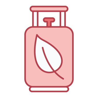 Bir şişe simgesinin vektör illüstrasyonu