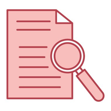 Arama simgesi vektör illüstrasyonu