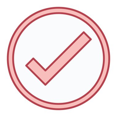 İşaret simgesini işaretle. vektör illüstrasyonu