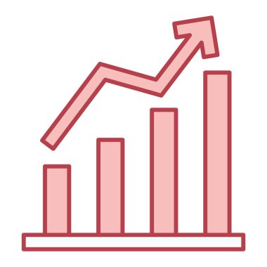 bar çizelgesi simgesi, vektör illüstrasyonu