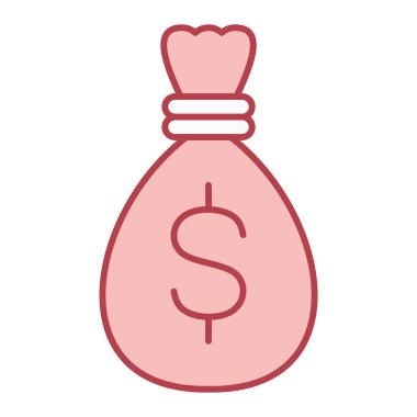 para çantası ikon vektör illüstrasyonu