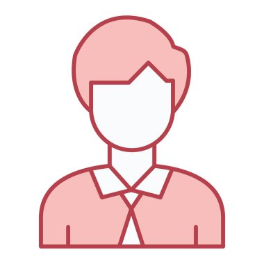 avatar. Web simgesi basit illüstrasyon