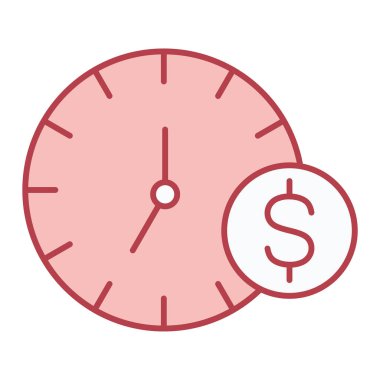 Zaman yönetimi simgesi vektör illüstrasyonu