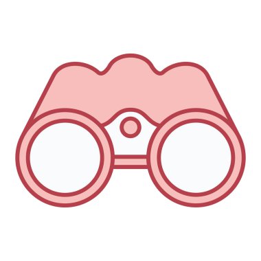 dürbün simgesi vektör illüstrasyon tasarımı