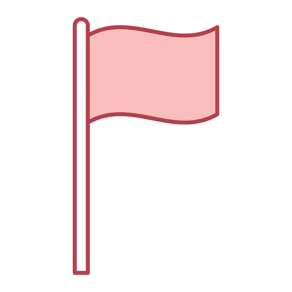 Прапор Значок Векторні Ілюстрації — стоковий вектор