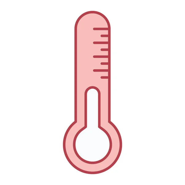 Εικονογράφηση Διανύσματος Εικονιδίου Θερμόμετρου — Διανυσματικό Αρχείο