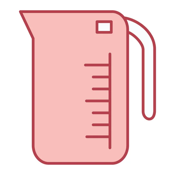 Beaker Icon Outline Illustration Water Jar Vector Icons Web — 스톡 벡터