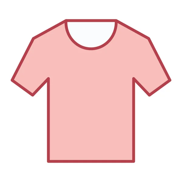 Camiseta Icono Ilustración Vectorial — Archivo Imágenes Vectoriales