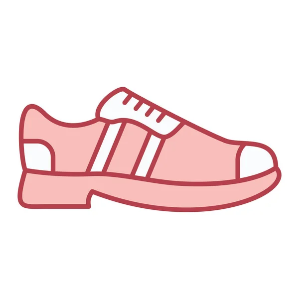 Abbildung Zum Schuh Icon Vektor — Stockvektor