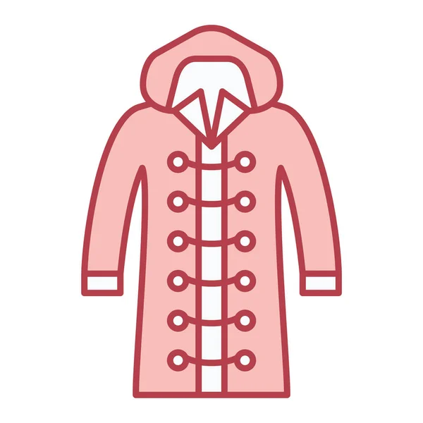 ジャケットのアイコン ベクトル イラスト — ストックベクタ