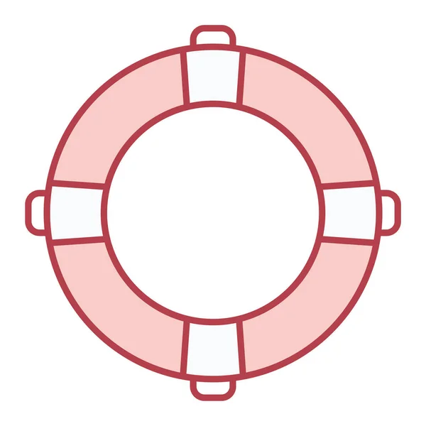 Ícone Boia Salva Vidas Esboço Ilustração Ícones Vetoriais Salva Vidas — Vetor de Stock