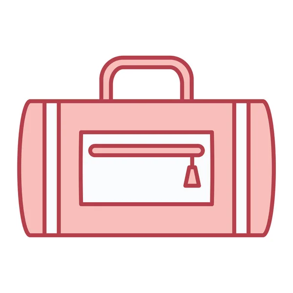 Suitcase Icon Outline Illustration Briefcase Vector Icons Web — Stock Vector