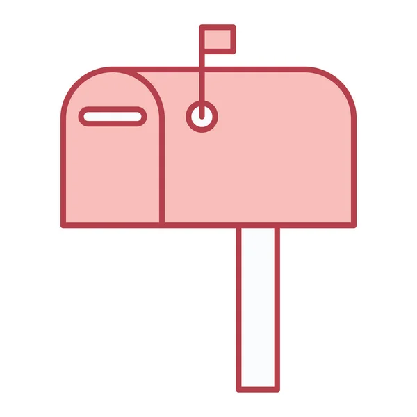 Mailbox Icon Vector Illustration — Stock Vector