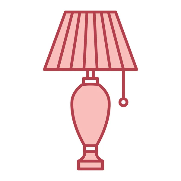 Lampa Ikon Vektor Illustration — Stock vektor