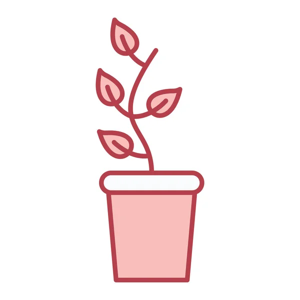 Φυτό Φύλλο Εικονίδιο Διάνυσμα Εικονογράφηση Σχεδιασμό — Διανυσματικό Αρχείο