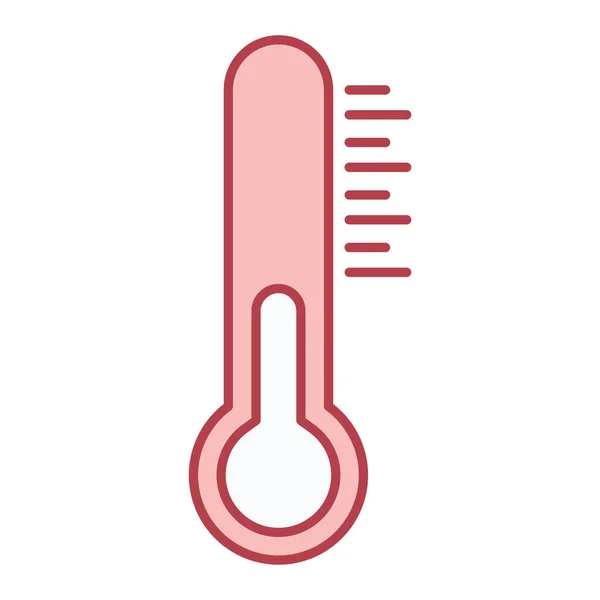 Thermometer Pictogram Vector Illustratie — Stockvector