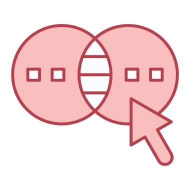 Sohbet kabarcığı vektör illüstrasyonu