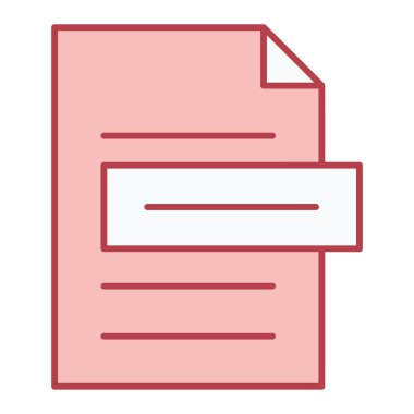 dosya belgesi. Basit resimleme