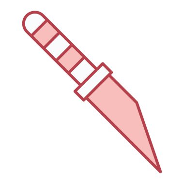 Kalem. Web simgesi basit illüstrasyon