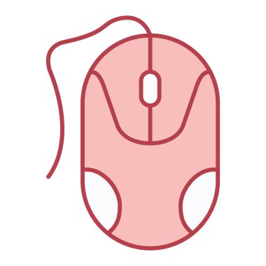 Bilgisayar faresi simgesi. Vektör illüstrasyonu