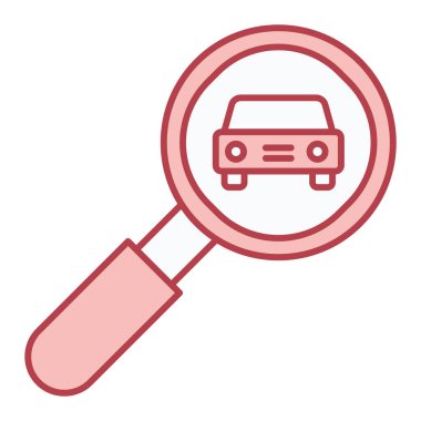 Arama simgesi vektör illüstrasyon tasarımlı büyüteç