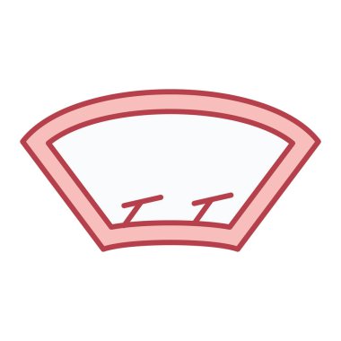 Çizgi film simgesinin vektör illüstrasyonu