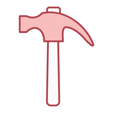 Yapı araçlarının vektör illüstrasyonu simgesi