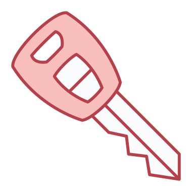 Anahtar simgesi vektör illüstrasyonu