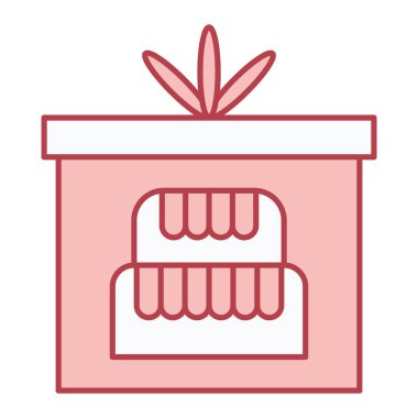 Yiyecek ve içecek içeren alışveriş arabası vektör çizimi tasarımı