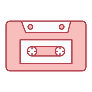 kaset teyp vektör illüstrasyonu