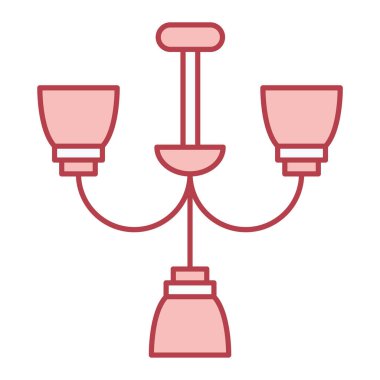 Ampul simgesi. Web için ışık vektör simgelerinin özet çizimi