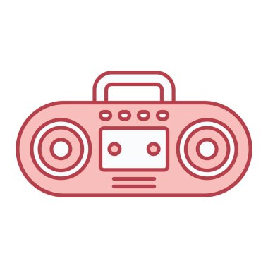 radyo simgesi vektör illüstrasyonu