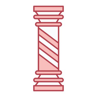 kule simgesi. ağ için halat vektör simgelerinin özet çizimi