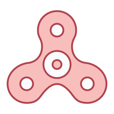 Kıpır kıpır dönen vektör simgesi. düz tasarım biçimi