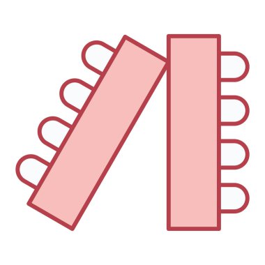 havlu ikonu vektör illüstrasyonu