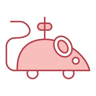 Çizgi film renkli bir geminin vektör çizimi