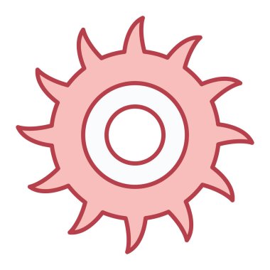 dişli simgesi vektör illüstrasyonu